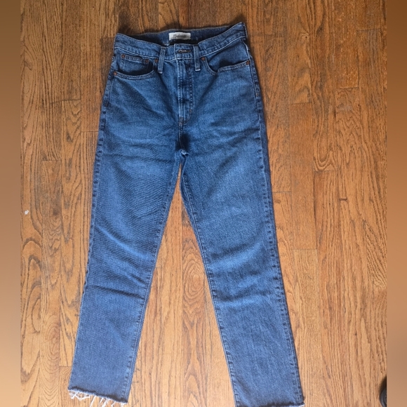Madewell Blue High Rise Tailored Jeans. Size 27 - Picture 14 of 15